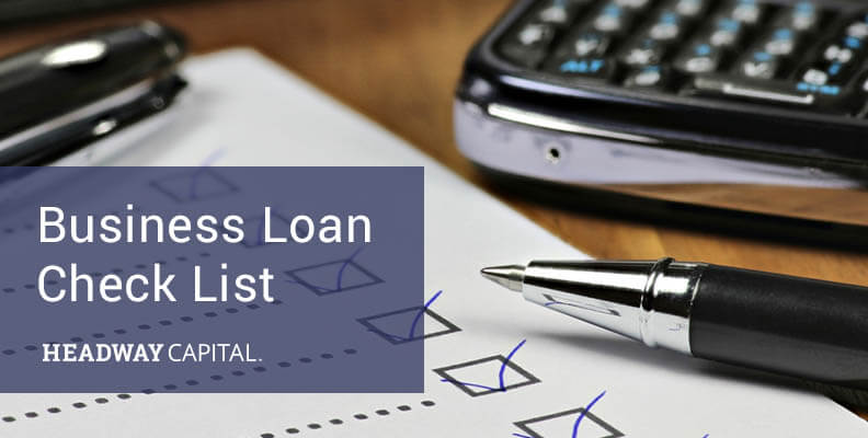 Business Loan Check List